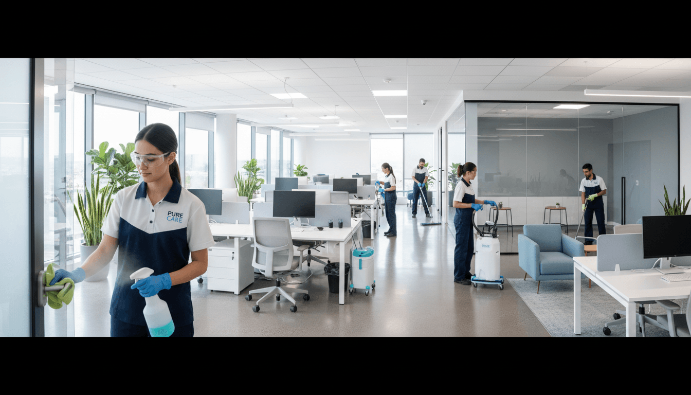 Hygienic restroom cleaning