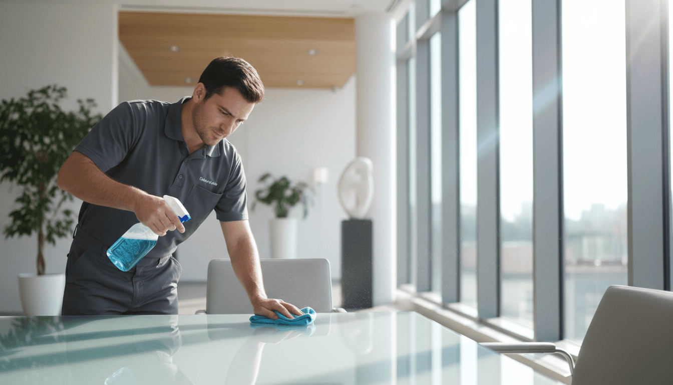 Weekly office cleaning